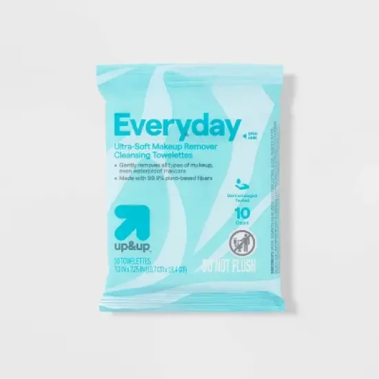 Everyday Ultra-Soft Makeup Remover Cleansing Towelettes - Scented - up&up&trade; image {11}