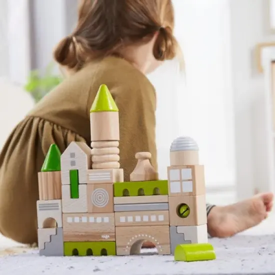 HABA Coburg Wooden Building Blocks 28 Piece Set (Made in Germany) image {3}