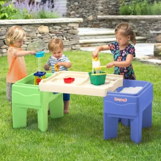 In and Out Activity Kids' Table - Simplay3: Sensory & Art Desk with Storage Bins for Toddlers, Ages 1.5+ image {3}