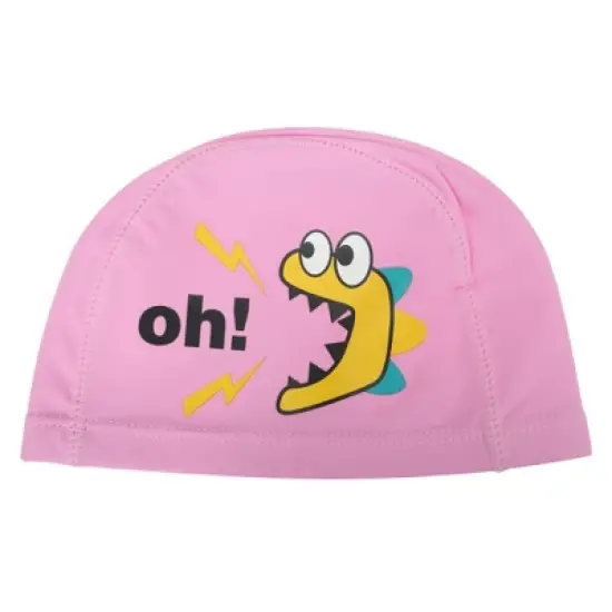 Unique Bargains Kid's Knitted PU Letter Swim Cap 1 Pc image {6}