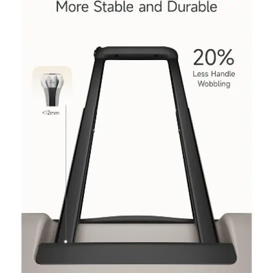 LUGGEX Carry On 20'' Expandable Luggage, Accelerate Access with DiHook, Smooth Spinner Wheel ,Durable Polycarbonate Hard Shell image {4}