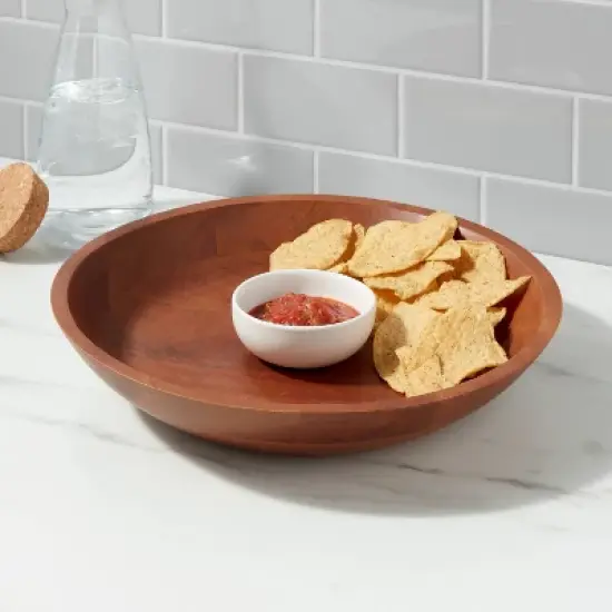 2pc Ceramic Signature Chip and Dip Serving Bowl - Threshold&trade; image {1}