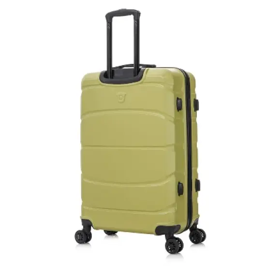 DUKAP Sense Lightweight Hardside Large Checked Spinner Suitcase - Green image {4}