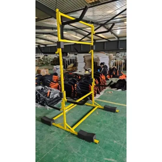 Kayak Stand Rack for 4 Kayak Canoe Paddleboard, Kayak Hanger Holder with Padded Arms and Adjustable Width image {2}