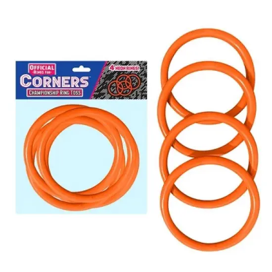 Corners Championship: Orange Ring Toss 4 Piece Set image {1}