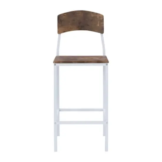 Farmhouse 5-piece Counter Height Drop Leaf Dining Table Set-ModernLuxe image {12}