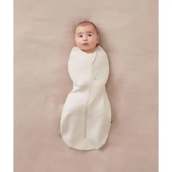 ergoPouch Cocoon Swaddle Sack 0.2 TOG Oatmeal Marle image {1}