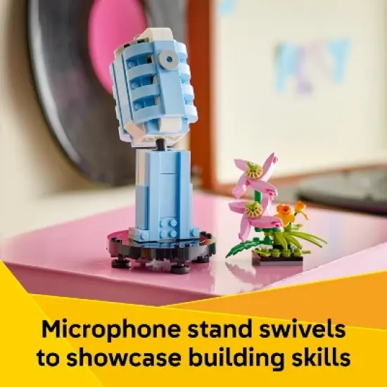 LEGO Creator 3 in 1 Record Player with Flowers, 3 Building Options, Record Player, Radio, or Microphone 31172 image {2}