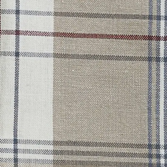 Park Designs Landen Beige Plaid Napkin Set of 4 image {2}