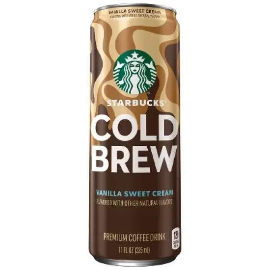 Starbucks Vanilla Sweet Cream Cold Brew Premium Coffee Drink - 11 fl oz Can image {4}