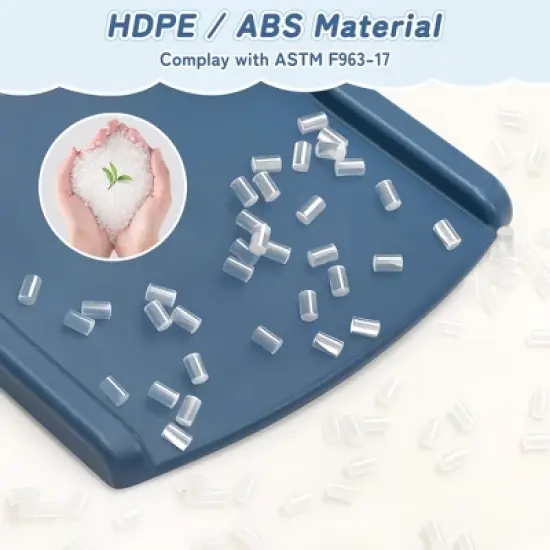 3-in-1 Kids Slide for Toddlers Slide and Swing Set,Indoor image {8}