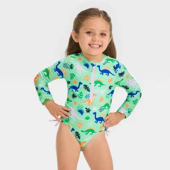 Toddler Girls' Long Sleeve One Piece Swimsuit - Cat & Jack&trade; image {3}