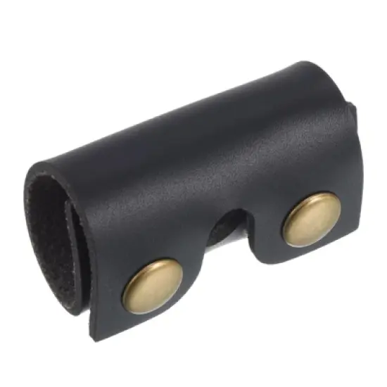 Unique Bargains Leather Double Edge Shaver Head Protecting Sheath for Travel image {6}