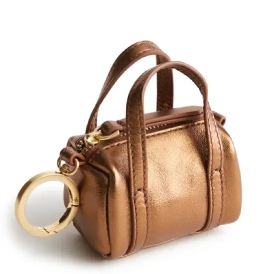 Vera Bradley Women's Outlet Leather Original Duffel Bag Charm image {2}