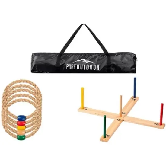 Monoprice Large Ring Toss Game - Easy Assembly, Perfect For Tailgating, Camping, Bbqs, Backyards, and Beaches - Pure Outdoor Collection image {1}