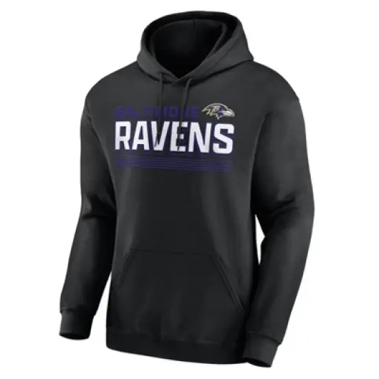 NFL Baltimore Ravens Men's Long Sleeve Core Fleece Hoodie image {3}