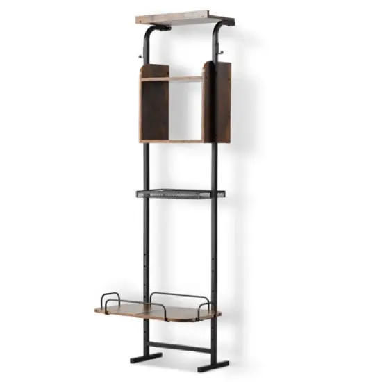 VEVOR Pet Feeding Station with Storage, Elevated Dog Bowls, Raised Dog Bowl Stand, Dog Food Storage and Feeder Station with Storage Shelves image {8}