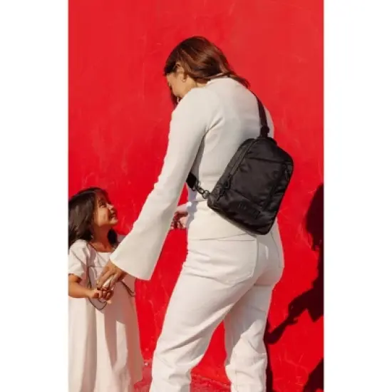 Moby Transit Cross-Body Diaper Bag - Black image {6}