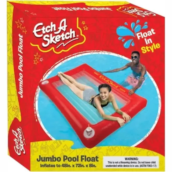 Mighty Mojo Etch A Sketch Inflatable Pool Float 6 Feet Tall image {5}