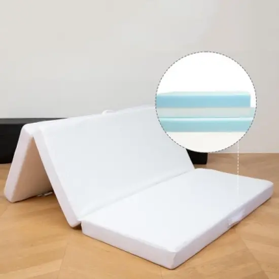 Cheer Collection 6" Tri-Fold Mattress with 2" Gel Infused Memory Foam image {2}