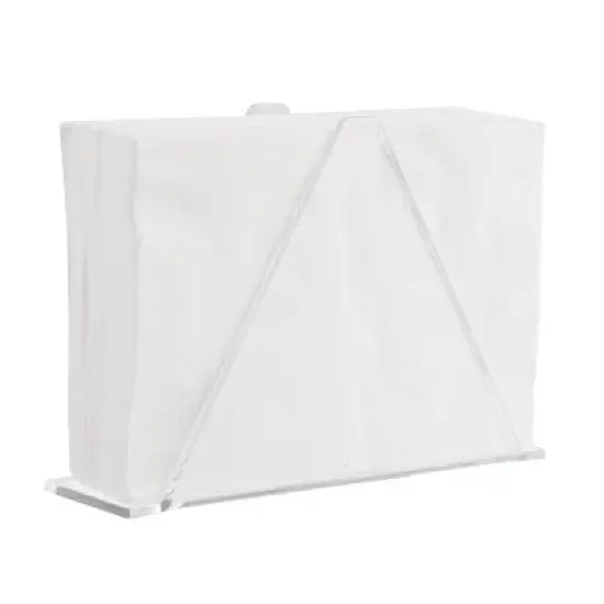 YX014-1 Acrylic Triangular Table Paper Towel Organizer (Transparent) image {3}