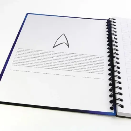 Crowded Coop, LLC Star Trek Uniforms & Equipment Hardcover Notebook image {1}