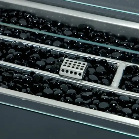 LeisureMod Mace Wicker Modern Patio Propane Fire Pit Table &ndash; Outdoor Heating Table for Patio, Deck, Balcony, Backyard, Garden, and Poolside Spaces image {12}