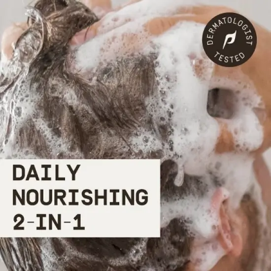 Papatui Men's Paraben-Free and Sulfate-Free 2-in-1 Shampoo + Conditioner - Sandalwood Suede - Trial and Travel Size - 3 fl oz image {4}