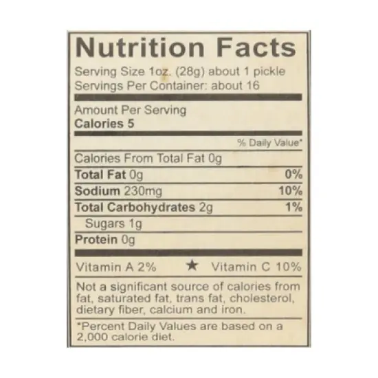 McClure's Whole Garlic & Dill Pickles - Case of 6/32 oz image {5}