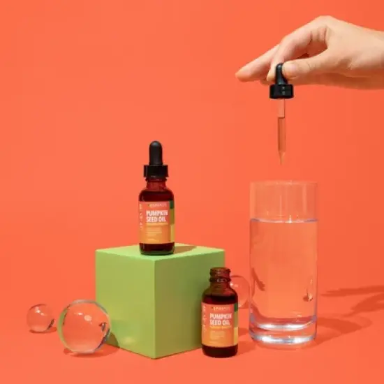 Organic Pumpkin Seed Oil Liquid Drops, Urinary Tract & Prostate Health for Men, Hair Skin & Nails Health, Unflavored, Havasu Nutrition, 1 fl oz image {1}