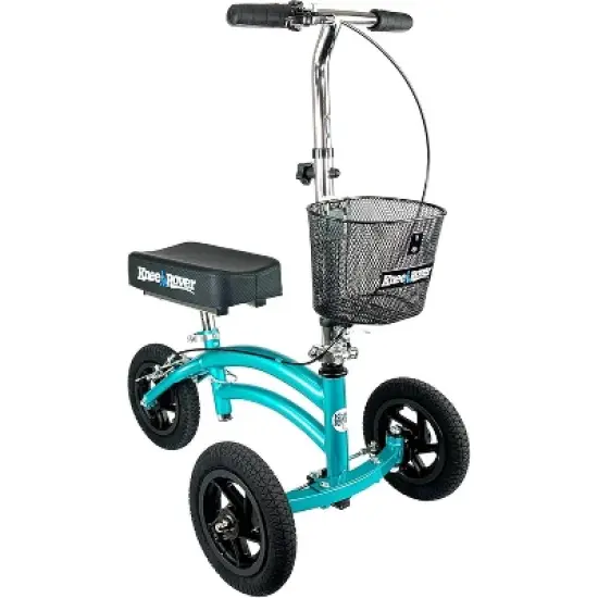 KneeRover Jr All Terrain Knee Scooter Coastal Teal image {9}