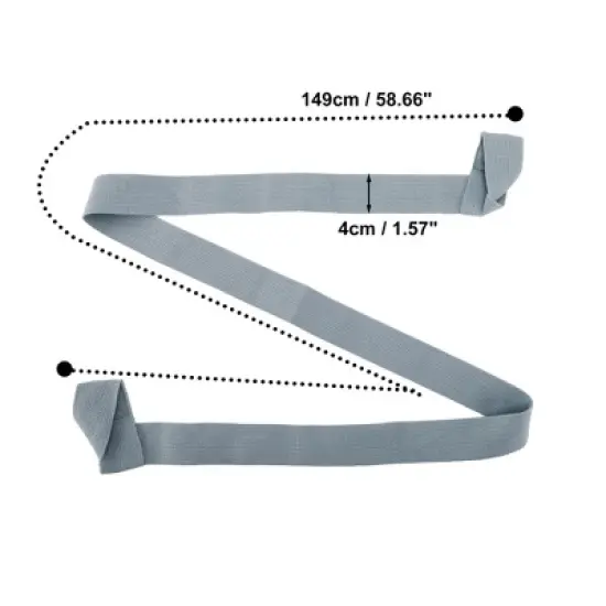 Unique Bargains Durable Yoga Mat Straps 58.66"x1.57" 1 Pc image {2}