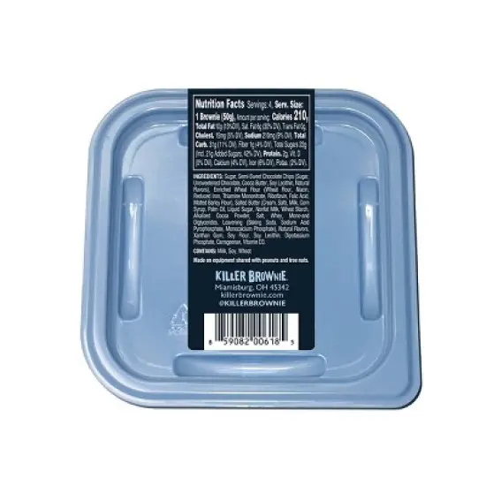 Killer Brownie Triple Chocolate Brownie with Caramel - 7oz/4ct image {1}