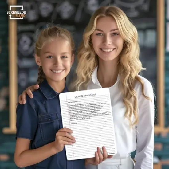 SCRIBBLEDO College Ruled Dry Erase Sheets 9x12, 10 Pack image {6}