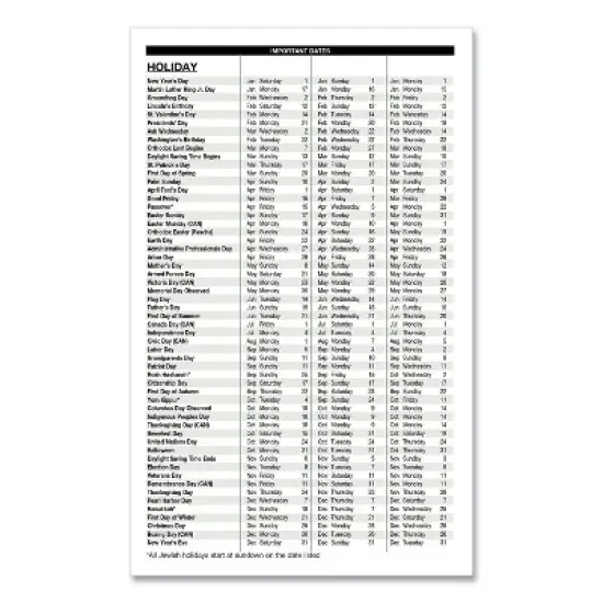 Recycled Weekly Appointment Book, 8 x 5, Black Cover, 12-Month (Jan to Dec): 2026 image {2}