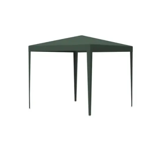 Gulches 10'x10' Heavy Duty Outdoor Party Tent Gazebo with 4 Removable Walls, Perfect for Weddings and Events, Green image {9}