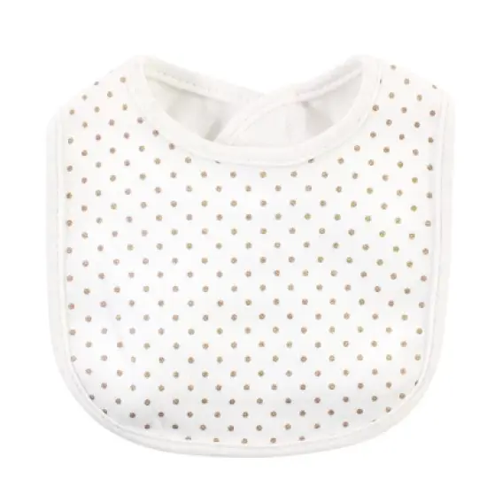 Hudson Baby Infant Girl Cotton Bibs, Enchanted Forest, One Size image {5}