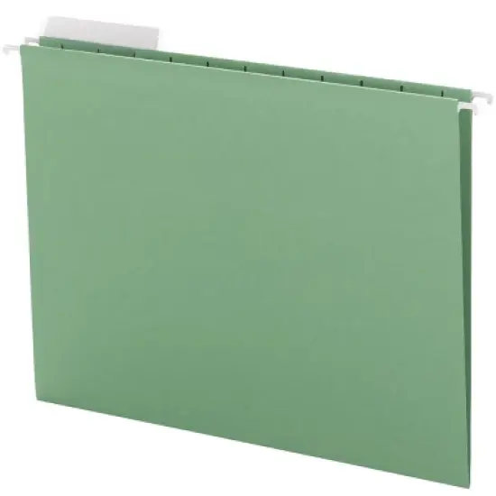 Smead Hanging File Folder with Tab, 1/3-Cut Adjustable Tab, Letter Size, 25 per Box image {8}