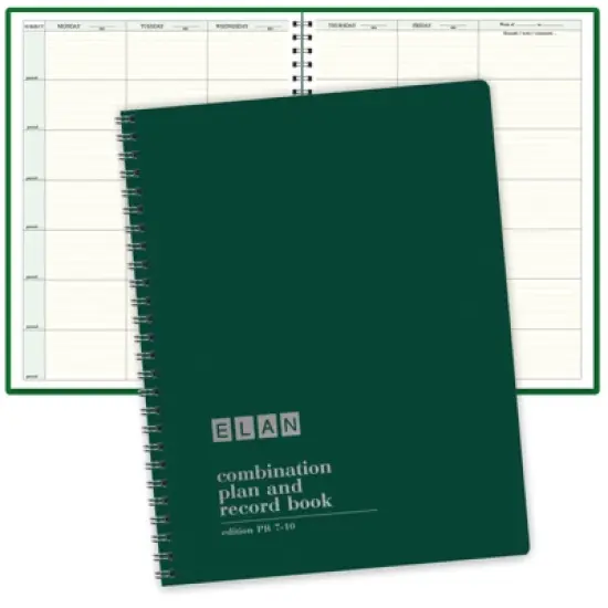 Elan Publishing Company PR7-10 Combination Plan/Record Book image {7}