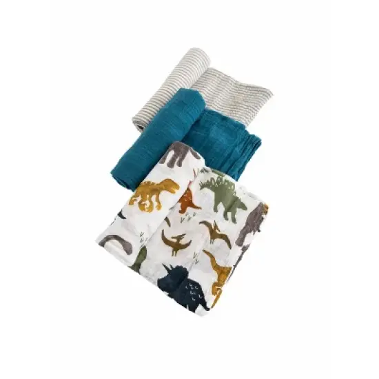 Little Unicorn Cotton Muslin Swaddle Blanket - 3pk image {9}