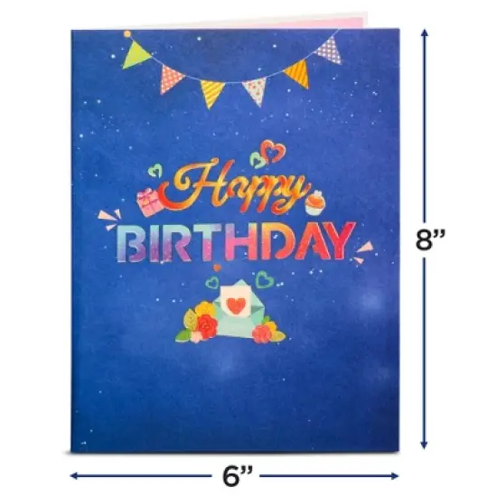 Paper Love Frndly 3D Happy Birthday Pop Up Card image {1}