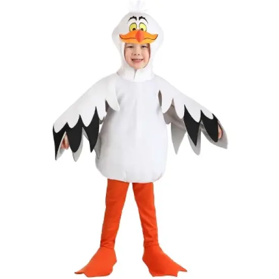 HalloweenCostumes.com Toddler Disney The Little Mermaid Scuttle Halloween Costume | Officially Licensed Seagull Outfit image {6}