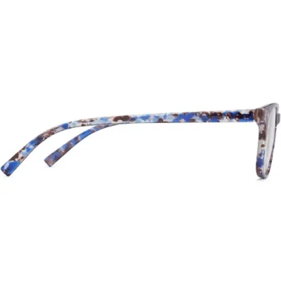ICU Eyewear Kids Screen Vision Blue Light Filtering Oval Glasses - Blue image {2}