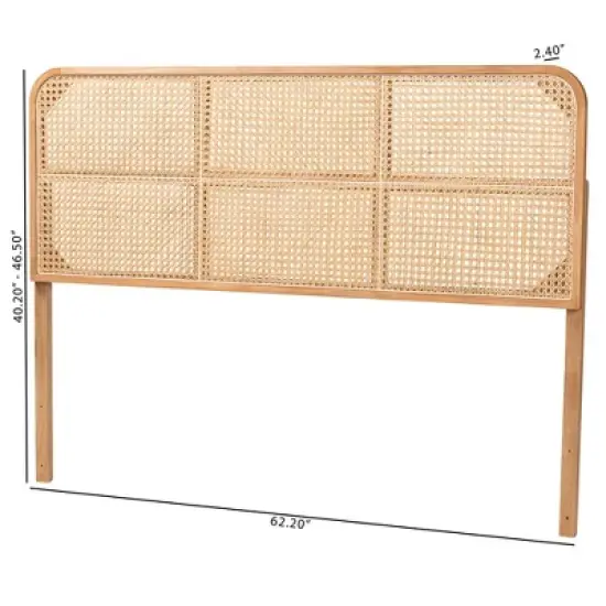 bali & pari Reegan Modern Bohemian Queen Size Standalone Headboard image {6}