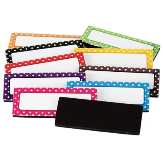 Teacher Created Resources&reg; Polka Dots Magnetic Labels, Pack of 30 image {1}