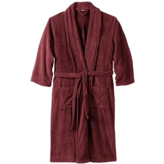 KingSize Men's Big & Tall Terry Bathrobe with Pockets image {10}
