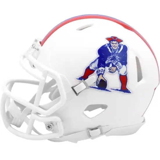NFL New England Patriots Speed Mini Helmet: Sports Memorabilia Souvenir image {2}