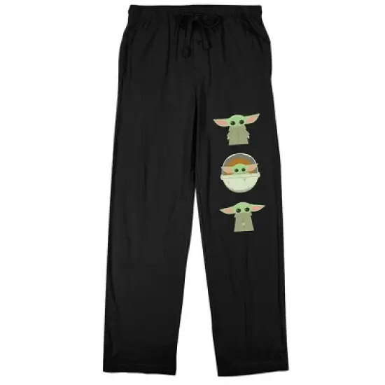 The Mandalorian Grogu Men's Two-Piece Short Sleeve Pajama Set image {2}