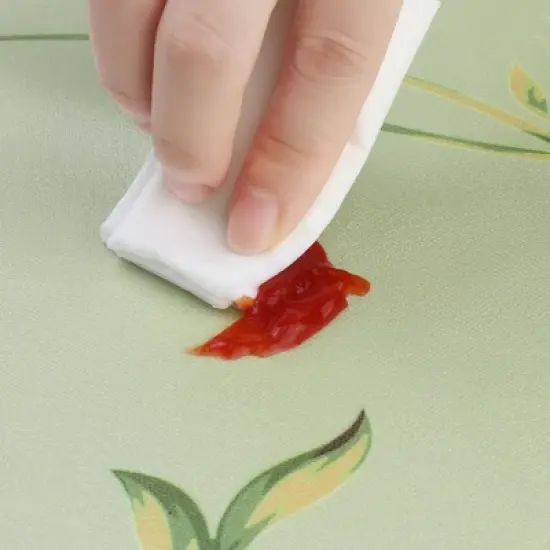 Unique Bargains Dining Rectangle Vinyl Oil Proof Wrinkle-Resistant Tablecloth 1 Pc image {1}