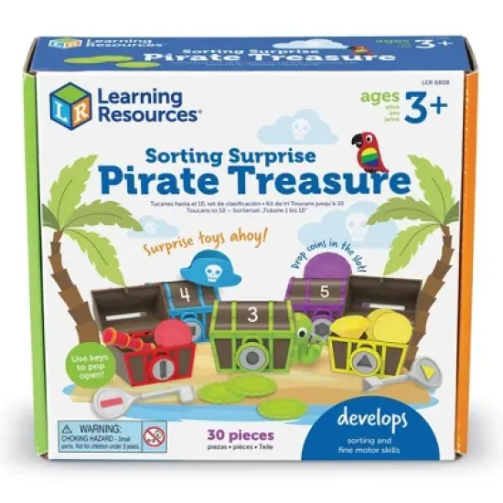 Learning Resources Sorting Surprise Pirate Treasure image {1}